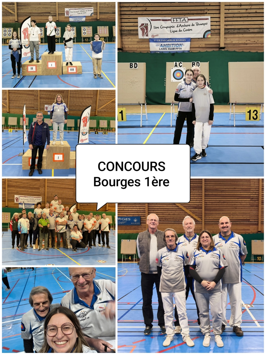 Concours SPJ, AD et 2x18m de Bourges 1ère